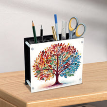 Load image into Gallery viewer, Acrylic Special Shape Diamond Painting Pencil Holder Desktop Ornaments Organizer