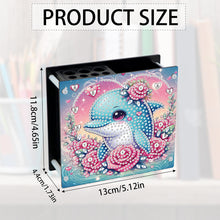 Load image into Gallery viewer, Acrylic Special Shape Diamond Painting Pencil Holder Desktop Ornaments Organizer