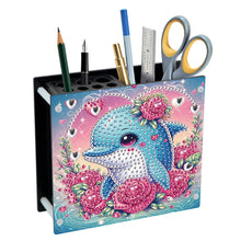 Load image into Gallery viewer, Acrylic Special Shape Diamond Painting Pencil Holder Desktop Ornaments Organizer