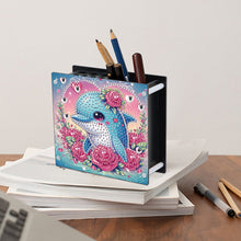 Load image into Gallery viewer, Acrylic Special Shape Diamond Painting Pencil Holder Desktop Ornaments Organizer
