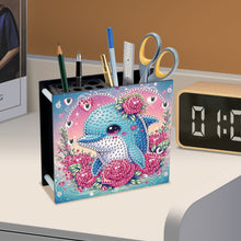 Load image into Gallery viewer, Acrylic Special Shape Diamond Painting Pencil Holder Desktop Ornaments Organizer