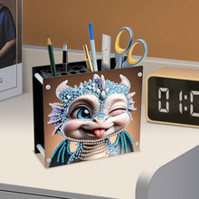 Load image into Gallery viewer, Acrylic Special Shape Diamond Painting Pencil Holder Desktop Ornaments Organizer