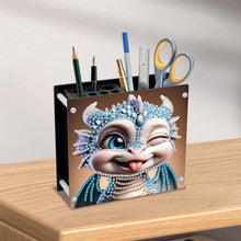Load image into Gallery viewer, Acrylic Special Shape Diamond Painting Pencil Holder Desktop Ornaments Organizer