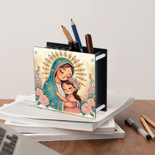 Load image into Gallery viewer, Acrylic Special Shape Diamond Painting Pencil Holder Desktop Ornaments Organizer