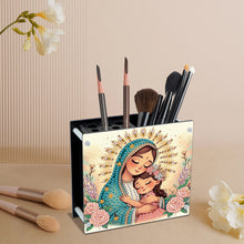 Load image into Gallery viewer, Acrylic Special Shape Diamond Painting Pencil Holder Desktop Ornaments Organizer
