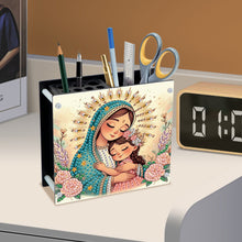 Load image into Gallery viewer, Acrylic Special Shape Diamond Painting Pencil Holder Desktop Ornaments Organizer