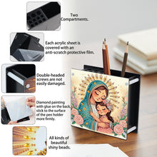 Load image into Gallery viewer, Acrylic Special Shape Diamond Painting Pencil Holder Desktop Ornaments Organizer