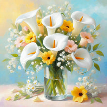 Load image into Gallery viewer, Diamond Painting - Full Round - Cala Lily (30*30CM)