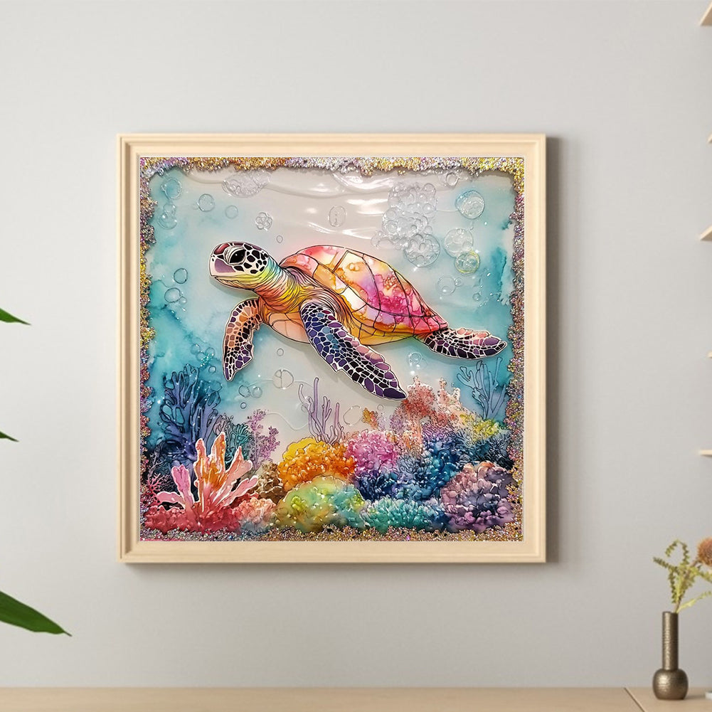 Diamond Painting - Full Round - Sea Turtle (40*40CM)