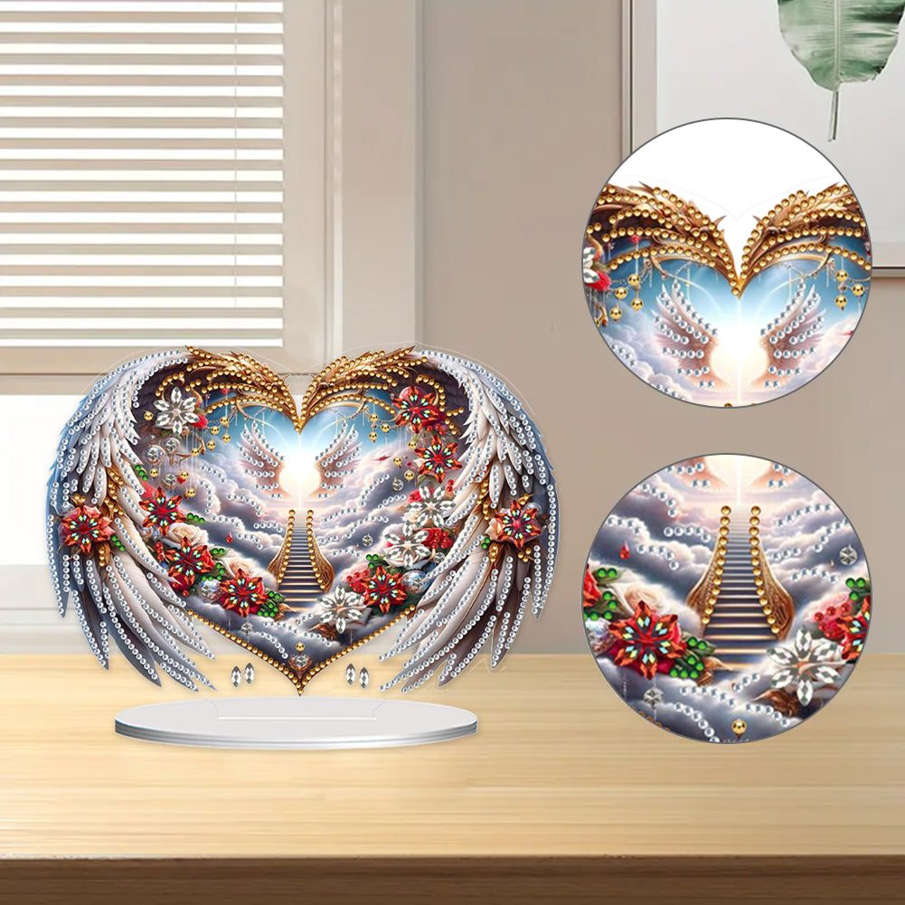 Acrylic Special Shaped Beautiful Pattern 5D DIY Diamond Art Tabletop Decorations