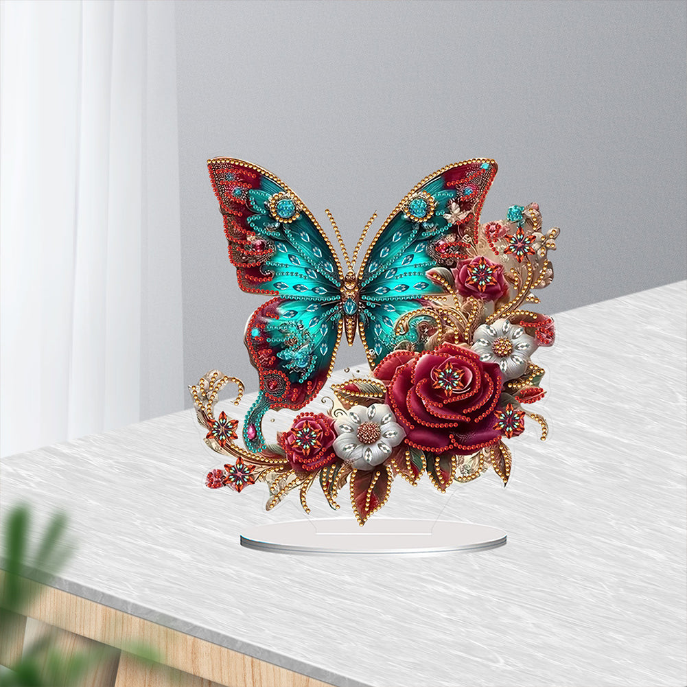 Acrylic Special Shaped Beautiful Pattern 5D DIY Diamond Art Tabletop Decorations