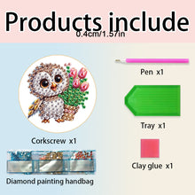 Load image into Gallery viewer, Wooden PET Animals 5D DIY Diamond Art Magnets Bottle Opener Crafts for Beginners