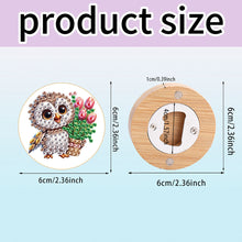 Load image into Gallery viewer, Wooden PET Animals 5D DIY Diamond Art Magnets Bottle Opener Crafts for Beginners