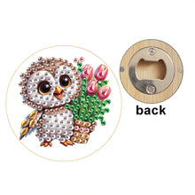 Load image into Gallery viewer, Wooden PET Animals 5D DIY Diamond Art Magnets Bottle Opener Crafts for Beginners