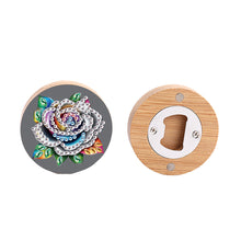 Load image into Gallery viewer, Wooden PET Animals 5D DIY Diamond Art Magnets Bottle Opener Crafts for Beginners