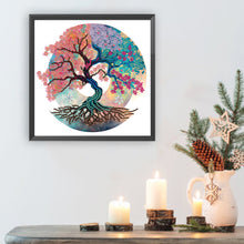 Load image into Gallery viewer, Diamond Painting - Partial Special Shaped - Flower Tree (30*30CM)