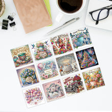 Load image into Gallery viewer, 12Pcs Birthday Diamond Drawing Card Diamond Daily Wish Card for Adults Beginners