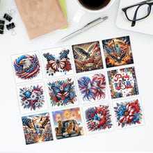 Load image into Gallery viewer, 12Pcs Birthday Diamond Drawing Card Diamond Daily Wish Card for Adults Beginners