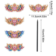 Load image into Gallery viewer, PU Diamond Painting Hairpin Bow Diamond Headware Handmade Hair Sticks for Ladies