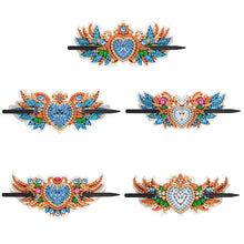 Load image into Gallery viewer, PU Diamond Painting Hairpin Bow Diamond Headware Handmade Hair Sticks for Ladies