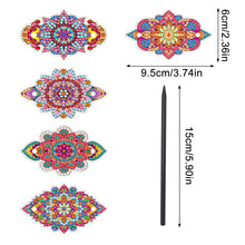 Load image into Gallery viewer, PU Diamond Painting Hairpin Bow Diamond Headware Handmade Hair Sticks for Ladies