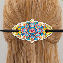Load image into Gallery viewer, PU Diamond Painting Hairpin Bow Diamond Headware Handmade Hair Sticks for Ladies