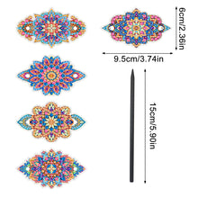 Load image into Gallery viewer, PU Diamond Painting Hairpin Bow Diamond Headware Handmade Hair Sticks for Ladies