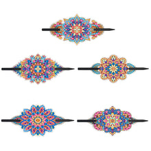 Load image into Gallery viewer, PU Diamond Painting Hairpin Bow Diamond Headware Handmade Hair Sticks for Ladies