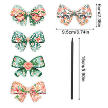 Load image into Gallery viewer, PU Diamond Painting Hairpin Bow Diamond Headware Handmade Hair Sticks for Ladies