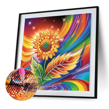 Load image into Gallery viewer, Diamond Painting - Partial Special Shaped - Flower (30*30CM)