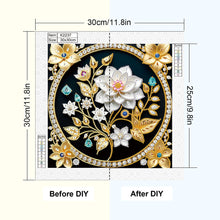 Load image into Gallery viewer, Diamond Painting - Partial Special Shaped - Flower (30*30CM)