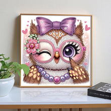 Load image into Gallery viewer, Diamond Painting - Partial Special Shaped - Cartoon Owl (30*30CM)
