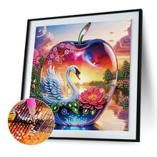 Load image into Gallery viewer, Diamond Painting - Partial Special Shaped - Crystal Ball Swan (30*30CM)