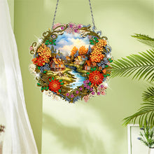 Load image into Gallery viewer, Acrylic Special Shape Village Diamond Painting Ornaments for Garden Window Decor