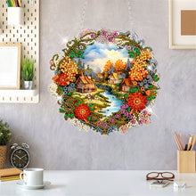 Load image into Gallery viewer, Acrylic Special Shape Village Diamond Painting Ornaments for Garden Window Decor