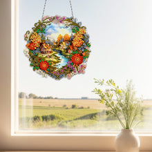 Load image into Gallery viewer, Acrylic Special Shape Village Diamond Painting Ornaments for Garden Window Decor