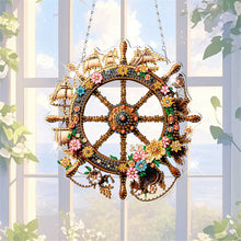 Load image into Gallery viewer, Acrylic Special Shape Village Diamond Painting Ornaments for Garden Window Decor