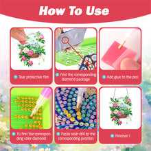 Load image into Gallery viewer, Acrylic Special Shape Village Diamond Painting Ornaments for Garden Window Decor