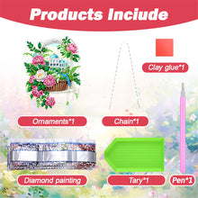 Load image into Gallery viewer, Acrylic Special Shape Village Diamond Painting Ornaments for Garden Window Decor