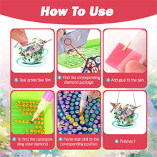 Load image into Gallery viewer, Acrylic Special Shape Village Diamond Painting Ornaments for Garden Window Decor