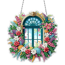 Load image into Gallery viewer, Acrylic Special Shape Village Diamond Painting Ornaments for Garden Window Decor