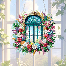 Load image into Gallery viewer, Acrylic Special Shape Village Diamond Painting Ornaments for Garden Window Decor