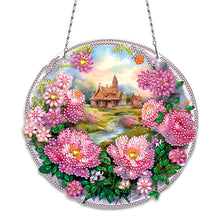 Load image into Gallery viewer, Acrylic Special Shape Village Diamond Painting Ornaments for Garden Window Decor
