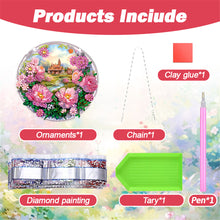 Load image into Gallery viewer, Acrylic Special Shape Village Diamond Painting Ornaments for Garden Window Decor
