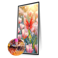 Load image into Gallery viewer, Diamond Painting - Full Square - Pink Butterfly (40*70CM)