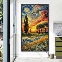 Load image into Gallery viewer, AB Diamond Painting - Full Round - Van Gogh Wheat Field (40*70CM)