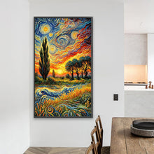 Load image into Gallery viewer, AB Diamond Painting - Full Round - Van Gogh Wheat Field (40*70CM)
