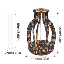Load image into Gallery viewer, Wooden Beautiful Pattern Diamond Mosaic Rhinestones Vase 5D DIY Diamond Art Vase