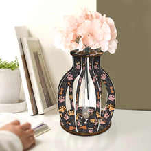 Load image into Gallery viewer, Wooden Beautiful Pattern Diamond Mosaic Rhinestones Vase 5D DIY Diamond Art Vase