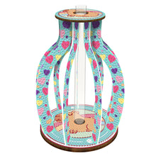 Load image into Gallery viewer, Wooden Beautiful Pattern Diamond Mosaic Rhinestones Vase 5D DIY Diamond Art Vase